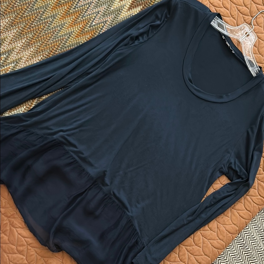 Elegant Black Long Sleeve Top